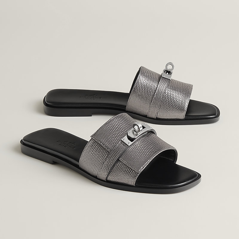 サンダル 《ジュリア》 - グレー | Hermès - エルメス-公式サイト